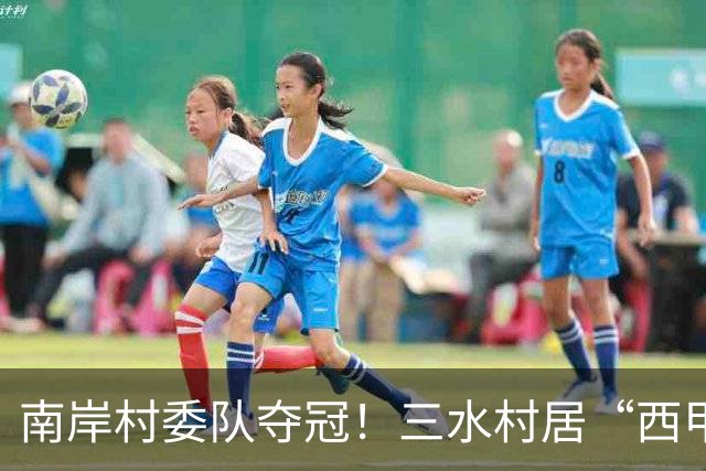 南岸村委队夺冠！三水村居“西甲”燃情落幕